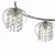 Dar Elma 6lt Semi Flush Polished Chrome & Crystal