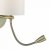 Dar Feta 1 Light Wall Bracket with LED Antique Brass (Base Only)