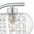 Dar Elma Wall Light Polished Chrome & Glass