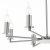 Dar Tyler 8 Lt Height Adjustable Pendant Stn Nickel Without Shds