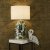 Dar Filip Table Lamp Green (Base Only)