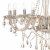 Dar Raphael 8 Light Chandelier Champagne Crystal