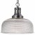 Dar Tack 1 Light Glass Pendant Industrial Nickel