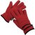 RJM Thinsulate Fleece Gloves Red/Black/White/Purple