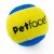 petface single squeaky tennis ball - assorted