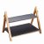Artes 2 Tier Slate & Wood Serving Stand