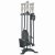 Manor Reproductions Manor Companion Set - Black & Pewter