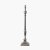 Pacific Lifestyle Canterbury Antique Silver Metal Table Lamp Base