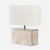 Pacific Lifestyle Hampton White Wash Wood Table Lamp