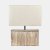 Pacific Lifestyle Hampton White Wash Wood Table Lamp
