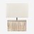 Pacific Lifestyle Hampton White Wash Wood Table Lamp