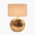 Pacific Lifestyle Alpha Textured Ceramic Table Lamp - Bronze