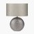 Pacific Lifestyle Mabel Dot Textured Ceramic Table Lamp - Silver