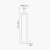 Pacific Lifestyle Langston Metal Column Table Lamp Base - Nickel