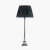 Pacific Lifestyle Claudius Metal Stick Table Lamp Base - Nickel