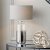 Pacific Lifestyle Vivienne Ombre Glass Table Lamp - Grey