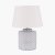 Pacific Lifestyle Demetri Grey and Blue Detail Ceramic Table Lamp