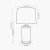 Pacific Lifestyle Aris Tall Grey and White Geo Pattern Table Lamp