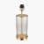 Pacific Lifestyle Westwood Clear Glass and Champagne Metal Table Lamp Base
