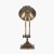 Pacific Lifestyle Kensington Metal Arched Arm Task Table Lamp - Antique Brass