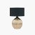 Pacific Lifestyle Gemini Etched Ceramic Table Lamp - Gold