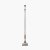 Pacific Lifestyle Canterbury Antique Silver Metal Floor Lamp Base