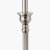 Pacific Lifestyle Canterbury Antique Silver Metal Floor Lamp Base