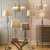 Pacific Lifestyle Jenna Metal Twist Detail Floor Lamp - Antique Brass