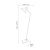 Pacific Lifestyle Canton Matt Black Metal and Glass Cone Floor Lamp