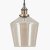 Pacific Lifestyle Emmanuelle Antique Brass Metal and Lustre Glass Pendant