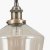 Pacific Lifestyle Emmanuelle Antique Brass Metal and Lustre Glass Pendant