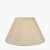 Pacific Lifestyle Bacall Almond Silk Knife Pleat Empire Lampshade 40cm