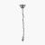 Pacific Lifestyle Black Chrome Traditional Electrified B22 Fitting