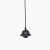 Pacific Lifestyle Black Retro Electrified Ceiling Fitting