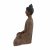 Elur Carved Wood Effect Buddha Sitting 29cm