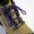Shoe- String Walking Boot Dog-Tooth Laces -150cm Purple and Black