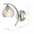 Nakita Wall Light Polished Chrome With Twisted Open Glass