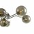 Reyna 7 Light Semi Flush Polished Chrome With Smoked Glass