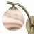 Atiya Wall Light Antique Brass With Planet Style Glass