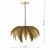 Cara 1 Light Pendant Antique Gold