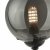 Cohen 1 Light Wall Light Matt Black With Smoked Glass