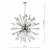 Exodus 8 Light Pendant Polished Chrome Crystal