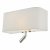 Ronda 3 Light Wall Light Ivory With LED Reading Light