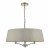 Cristin 4 Light Pendant Antique Brass With Taupe Ribbon Shade