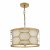 Epstein 3 Light Pendant Gold & Ivory