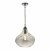 Esarosa 1 Light Pendant Black Chrome And Smoked Glass