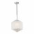 Nisha 1 Light Pendant Polished Chrome And Frosted/Clear Glass