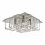 Orella 5 Light Flush Polished Chrome & Crystal