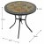 Exclusive Garden Tobarra 76cm Bistro Table with 2 Malaga Chairs