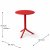 Nardi Step Table - Red